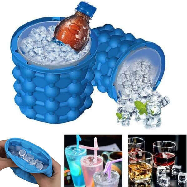 Leziter Iceish 2-in-1 aparat de făcut cuburi de gheață și răcitor de băuturi [2]