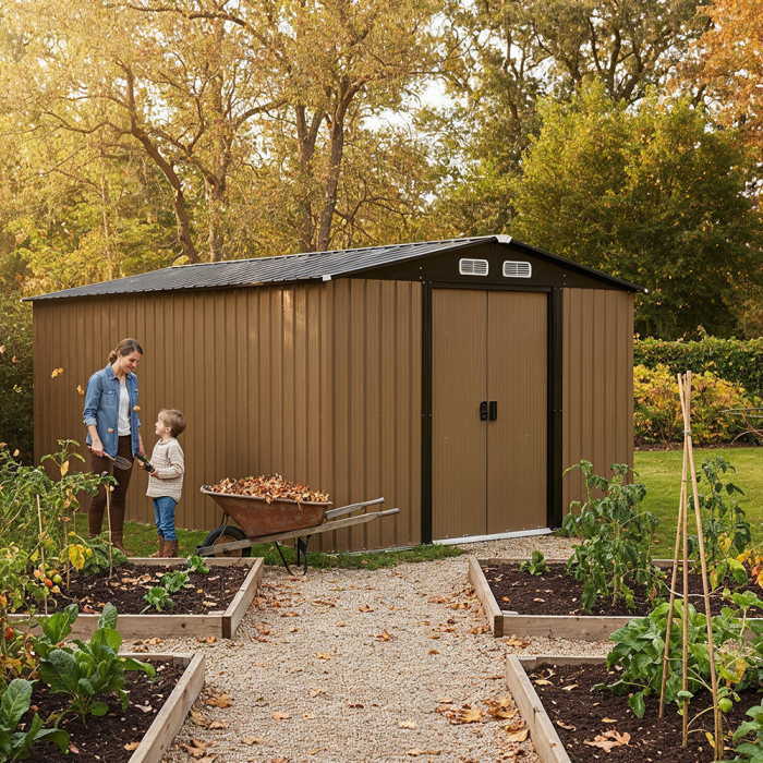 Leziter Idaho 10x8 gradina instrument de stocare casa [2]