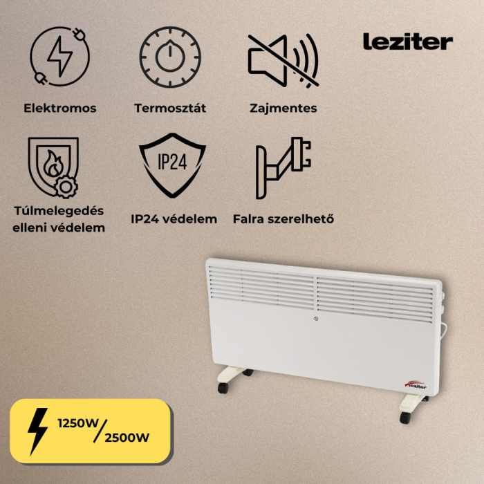 Leziter Încălzitor electric Asama 1250W/2500W [5]