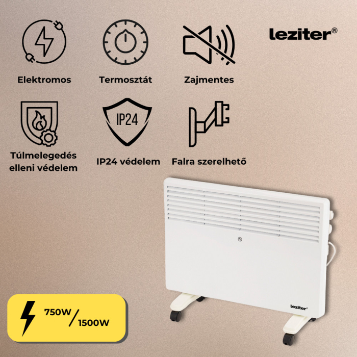 Leziter Încălzitor electric Asama 750W/1500W [5]