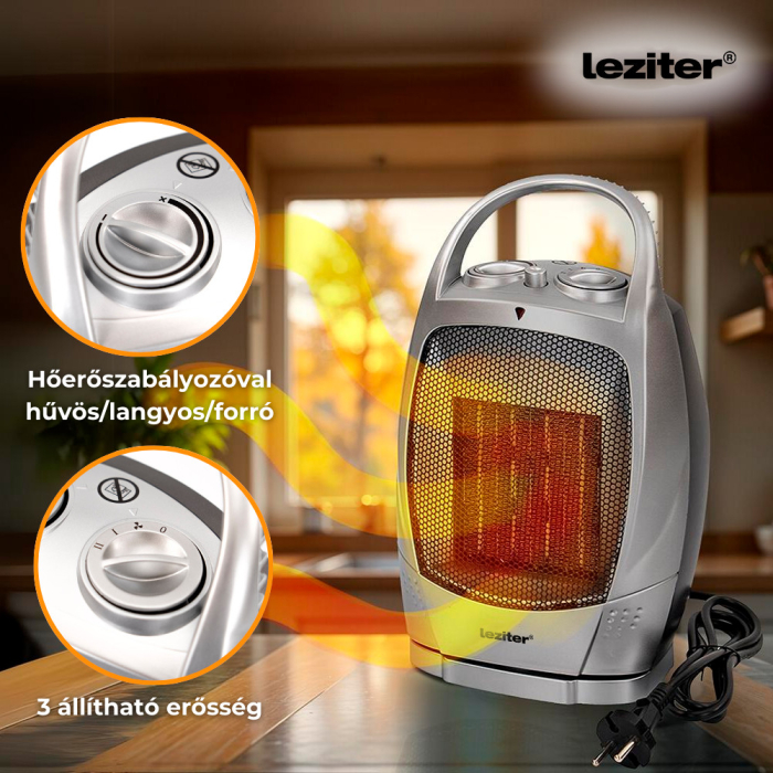 Leziter Loa încălzitor electric rotativ ceramic 750W/1500W [4]