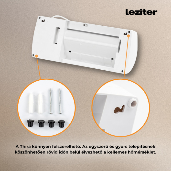 Leziter Încălzitor electric de perete Thira 1000W/2000W [7]
