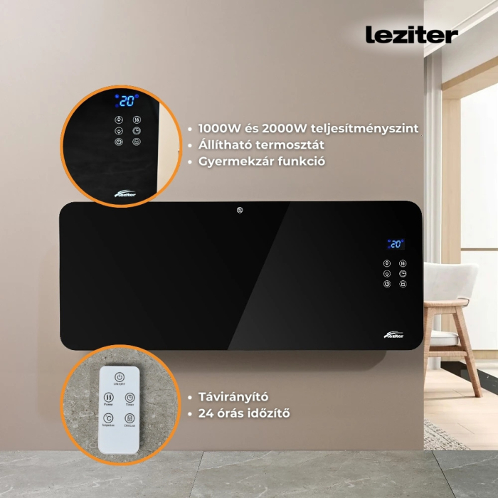 Leziter Încălzitor electric Hekla 1000W/2000W [4]