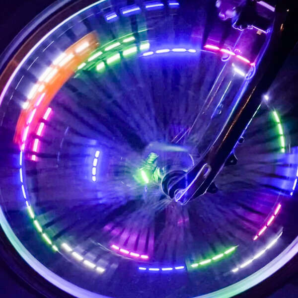 Leziter Koshing LED lumini pentru roți de biciclete [4]