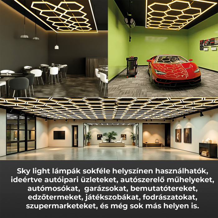 Leziter Lampă de tavan tip fagure Sky Light SKL05 3300K [5]