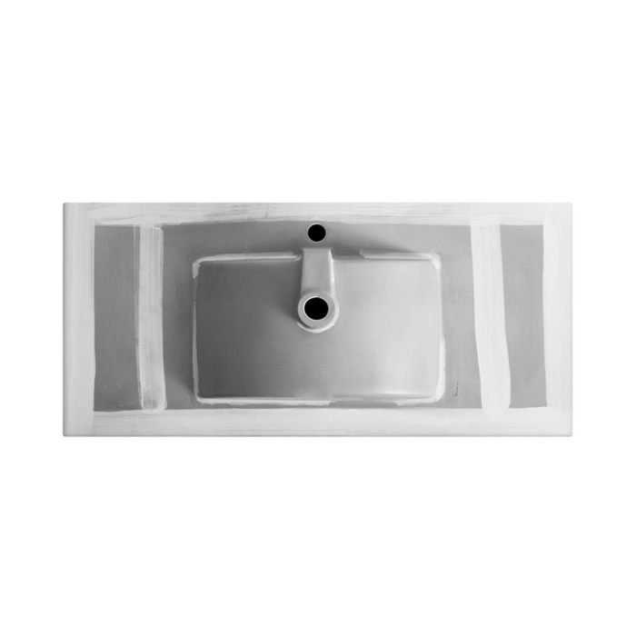 Leziter V954 - Lavoar cu design plat 18x100x46 cm [5]