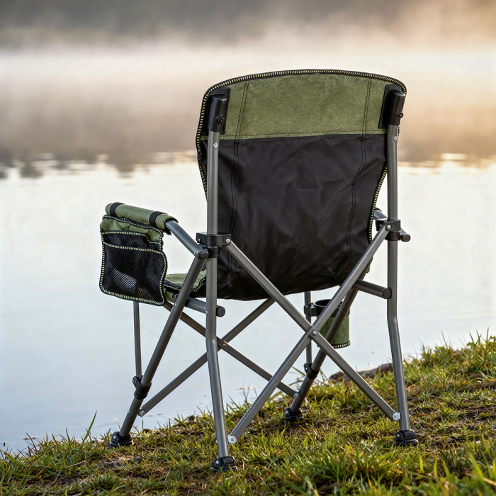 Leziter Leziter Fotoliu confort cu suport pentru pahare verde [2]