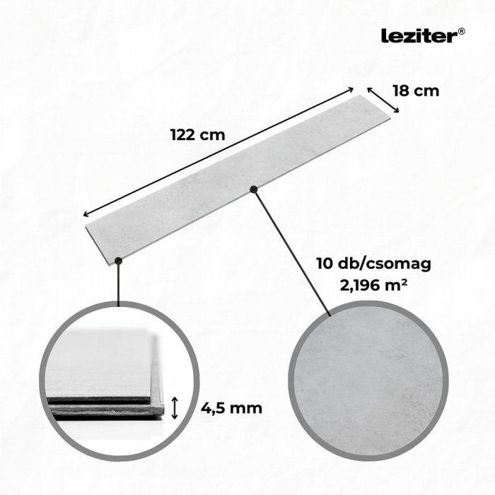 Leziter Leziter Harbor beton gri Vinil SPC parchet [3]