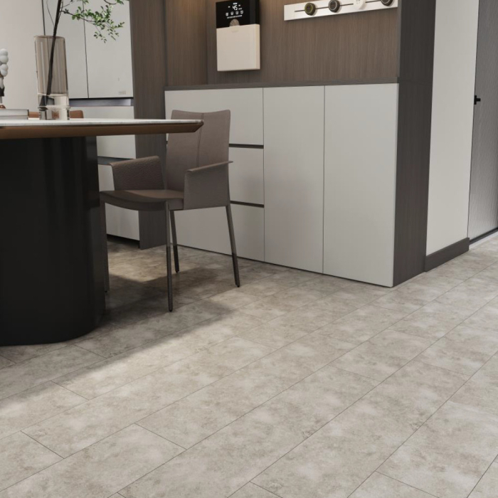 Leziter Leziter Reno efect de piatră gri Vinil SPC parchet [2]