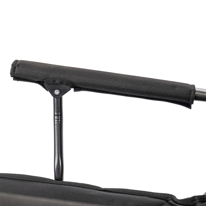 Leziter Leziter XL scaun de pescuit cu braț și suport pentru pahare negre [8]