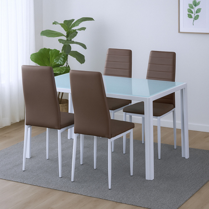 Leziter Liana 4+1 set de sufragerie maro [2]