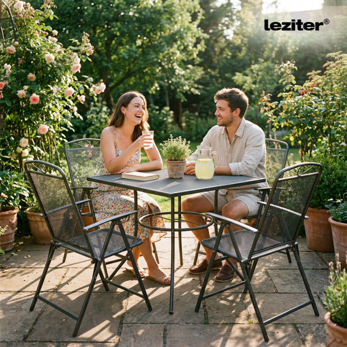 Leziter Mali 4+1 set de mobilier de grădină antracit [2]