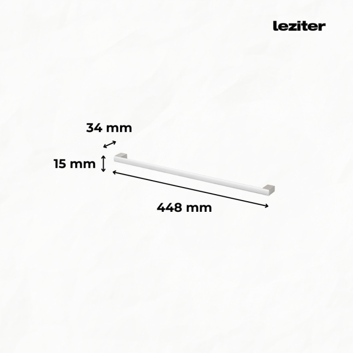 Leziter Mâner Porta cu șurub 448 mm [2]