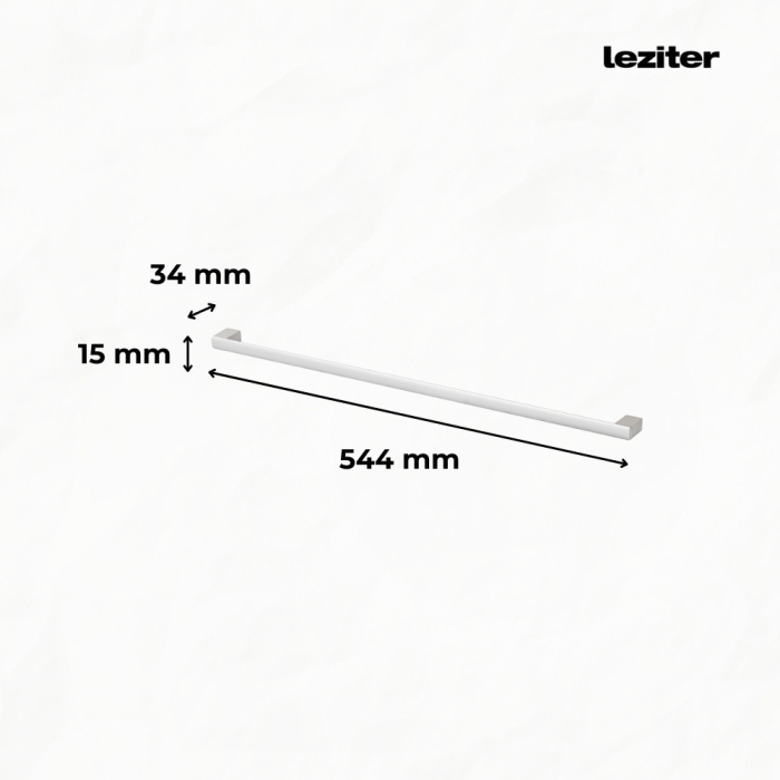 Leziter Mâner Porta cu șurub 544 mm [2]