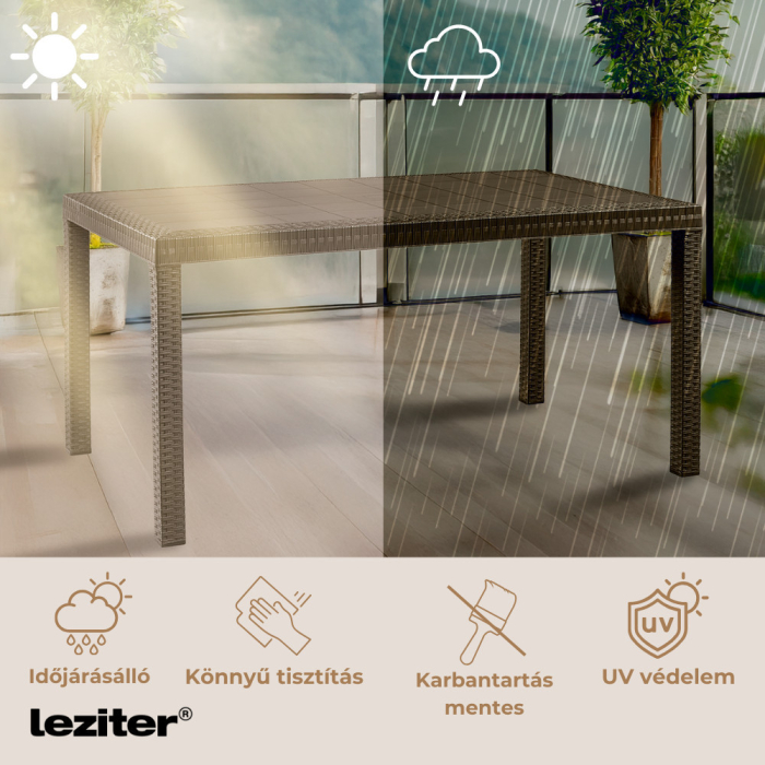 Leziter Masă de grădină din plastic Hella [5]