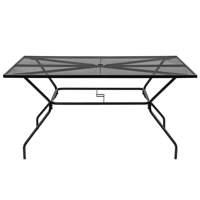 Leziter Masă de grădină Melfi din plasă metalică 150x90x75 cm [7]