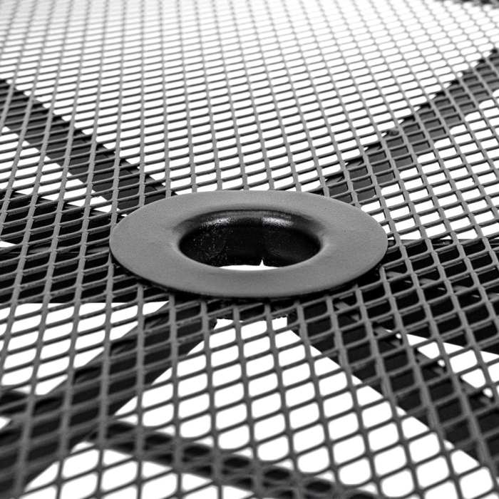 Leziter Masă de grădină Melfi din plasă metalică 150x90x75 cm [8]