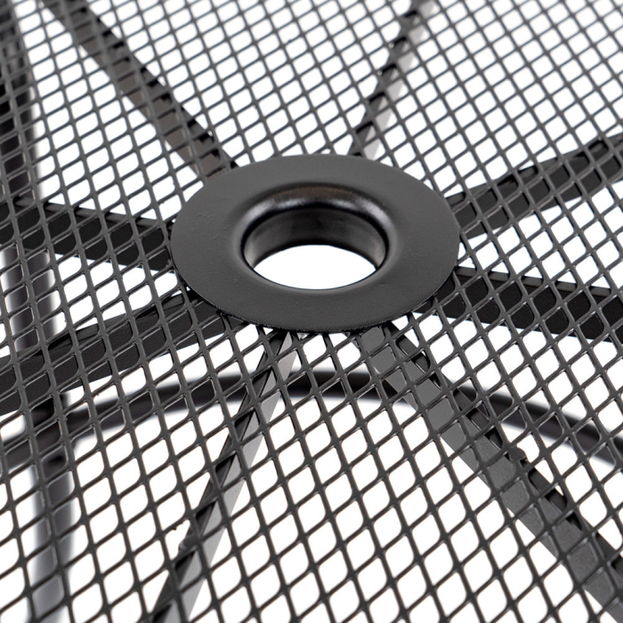 Leziter Masă de grădină Melfi din plasă metalică 91,5x91,5x71 cm [8]