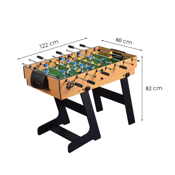 Leziter Masă de joc 4 în 1 pentru foosball, ping-pong, biliard și curling bowling [3]