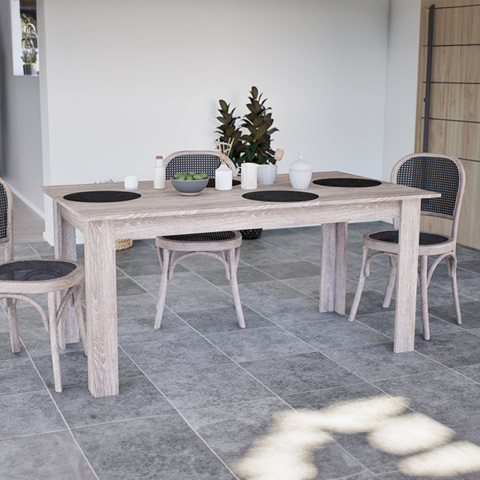 Leziter Masa de sufragerie Yorki Standard 160x90 cm stejar yorki [2]