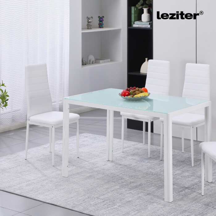 Leziter Masă pătrată Ezra din sticlă, 120 cm [2]