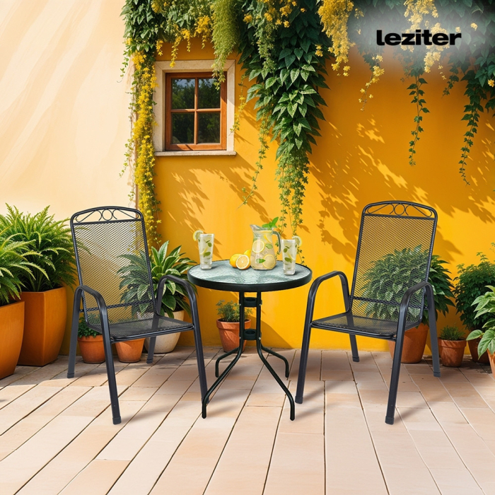 Leziter Masă rotundă de grădină Andora [6]