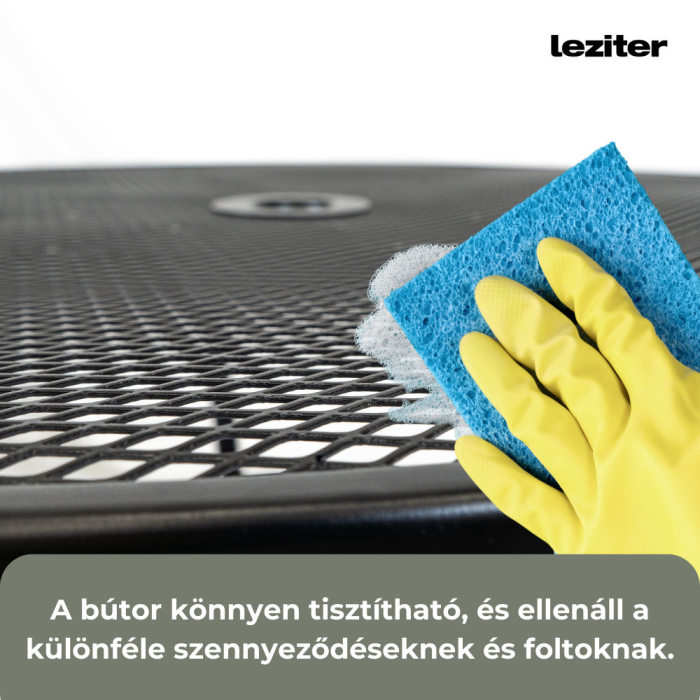 Leziter Masă rotundă de grădină Arko din plasă metalică [6]