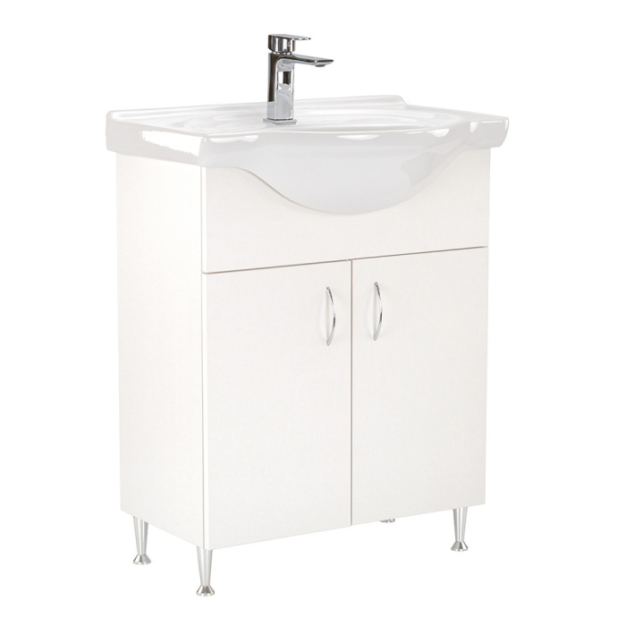 Leziter Masca chiuveta baie Ella 65 cu lavoar, alb [4]