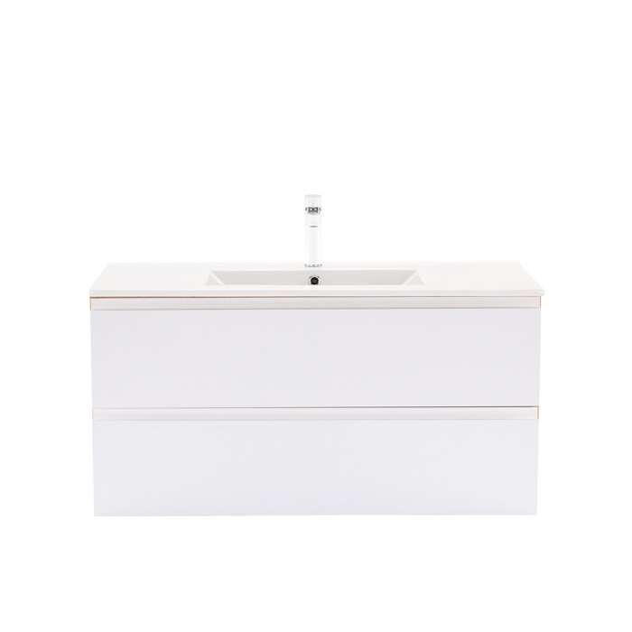 Leziter Vario Pull 100 dulap de bază cu chiuvetă stejar-alb [4]