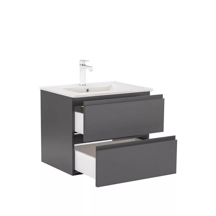 Leziter Vario Pull 60 dulap de bază cu chiuvetă antracit-antracit [5]