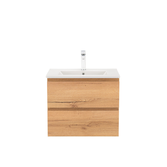 Leziter Vario Pull 60 dulap de bază cu chiuvetă stejar alb [4]