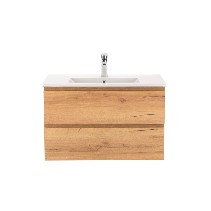 Leziter Vario Pull 80 dulap de bază cu chiuvetă stejar alb [4]