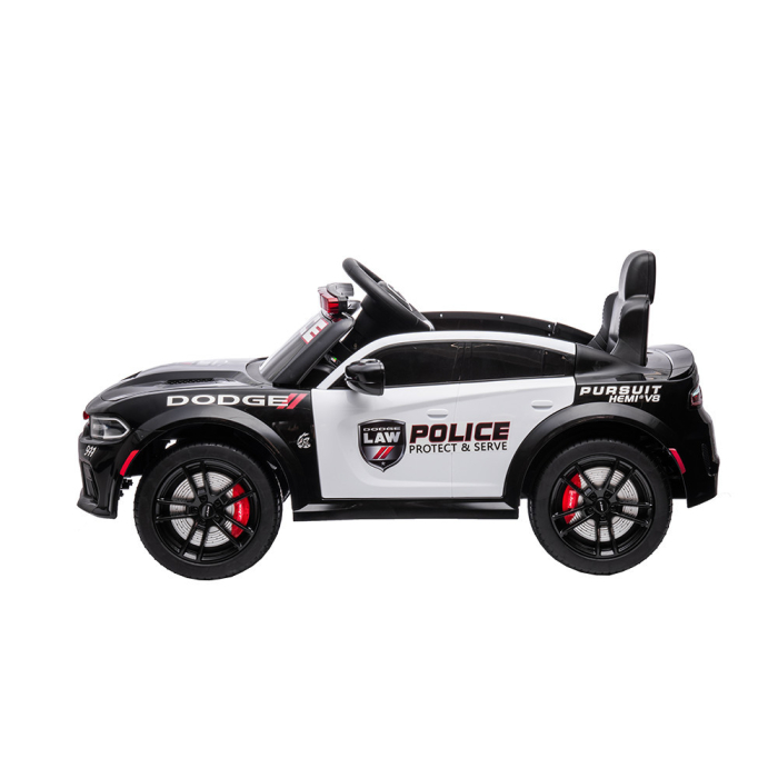 Leziter Mașină de poliție electrică Dodge neagră [5]