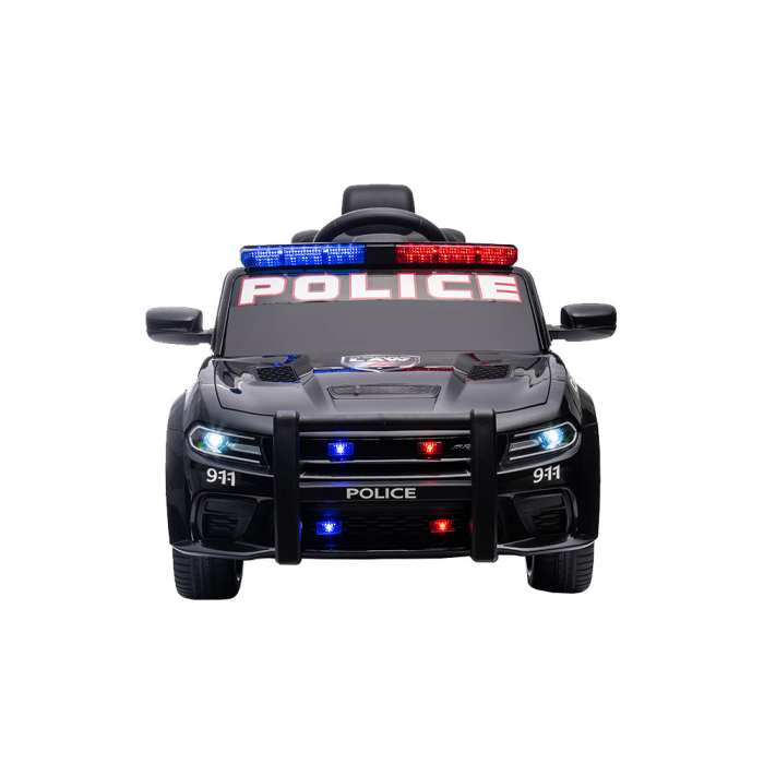 Leziter Mașină de poliție electrică Dodge neagră [4]
