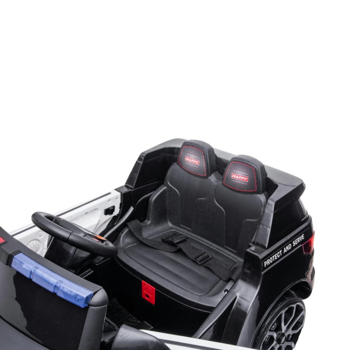 Leziter Mașină de poliție electrică neagră [10]