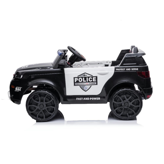 Leziter Mașină de poliție electrică neagră [8]