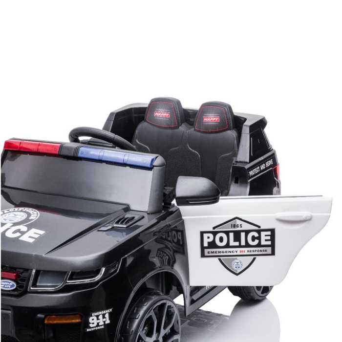 Leziter Mașină de poliție electrică neagră [9]