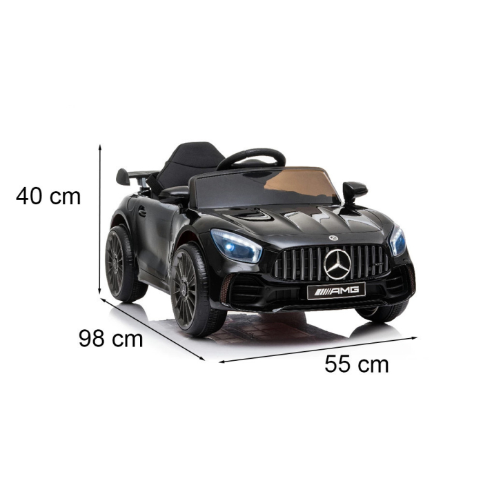 Leziter Mașină electrică AMG Mercedes-Benz negru [3]