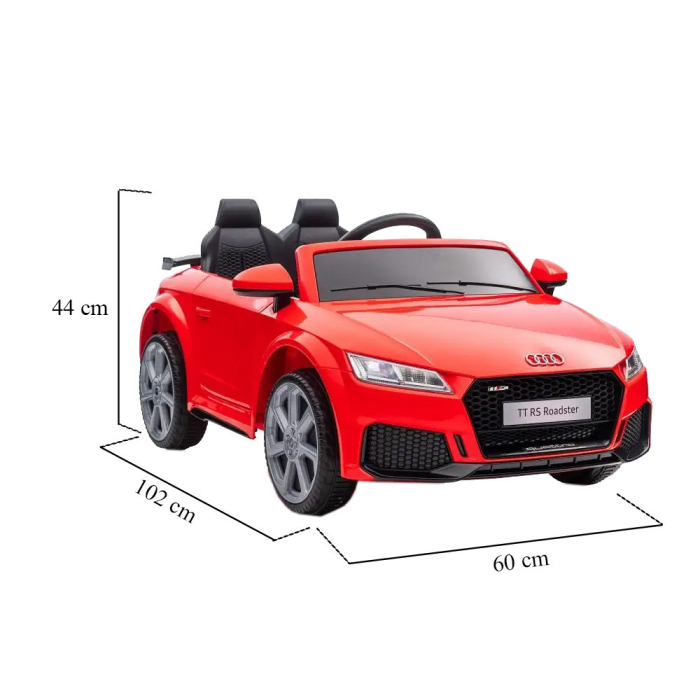 Leziter Mașină electrică Audi TT roșie [3]