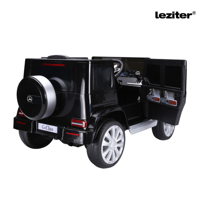 Leziter Mașină electrică Mercedes Benz G500 neagră [7]