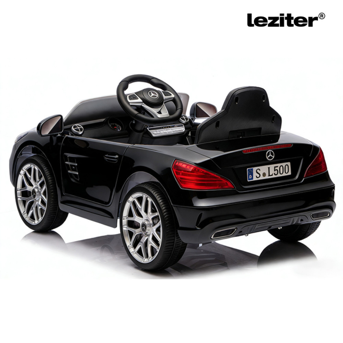 Leziter Mașină electrică Mercedes Benz SL 500 negru [7]