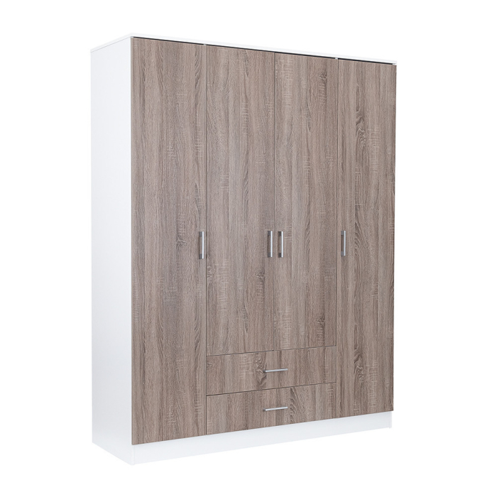 Leziter Miami dulap 160x205 cm york stejar-alb [5]