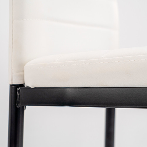 Leziter Midland 4+1 set de sufragerie alb-negru [9]