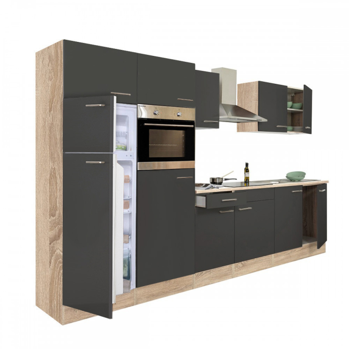 Leziter Mobilă de bucătărie Yorki 330 cu frigider cu congelator superior [2]