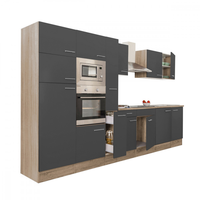 Leziter Mobilier de bucătărie Yorki 360 cu frigider cu congelator superior [3]