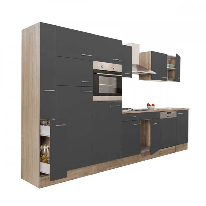 Leziter Mobilier de bucătărie Yorki 370 cu frigider cu congelator superior [8]