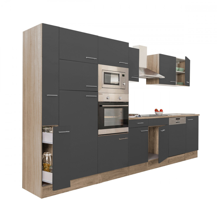 Leziter Mobilier de bucătărie Yorki 370 cu frigider cu congelator superior [2]