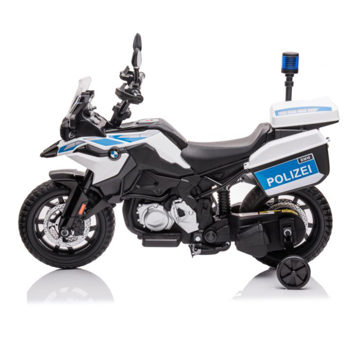 Leziter Motocicletă electrică de poliție BMW albastră [5]