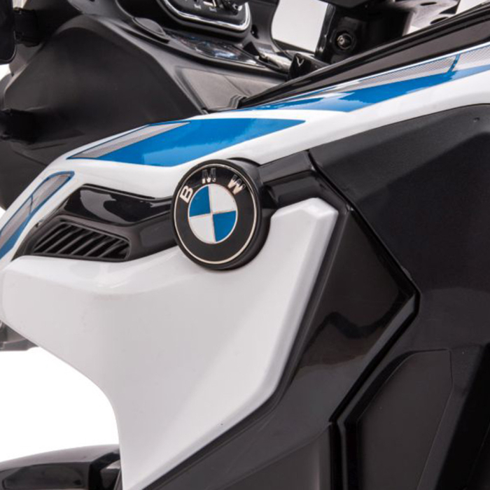 Leziter Motocicletă electrică de poliție BMW albastră [7]
