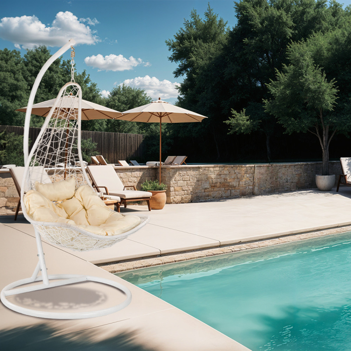 Leziter Natal grădină hamac alb [2]